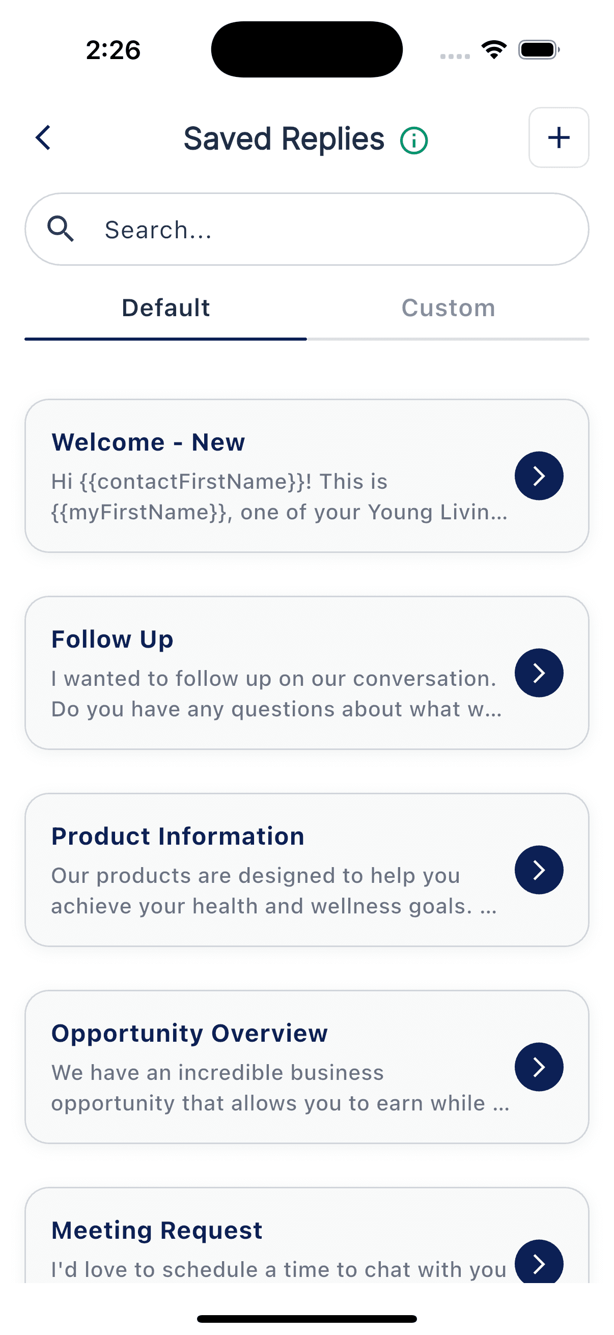 Message Personalization — Simple Downline